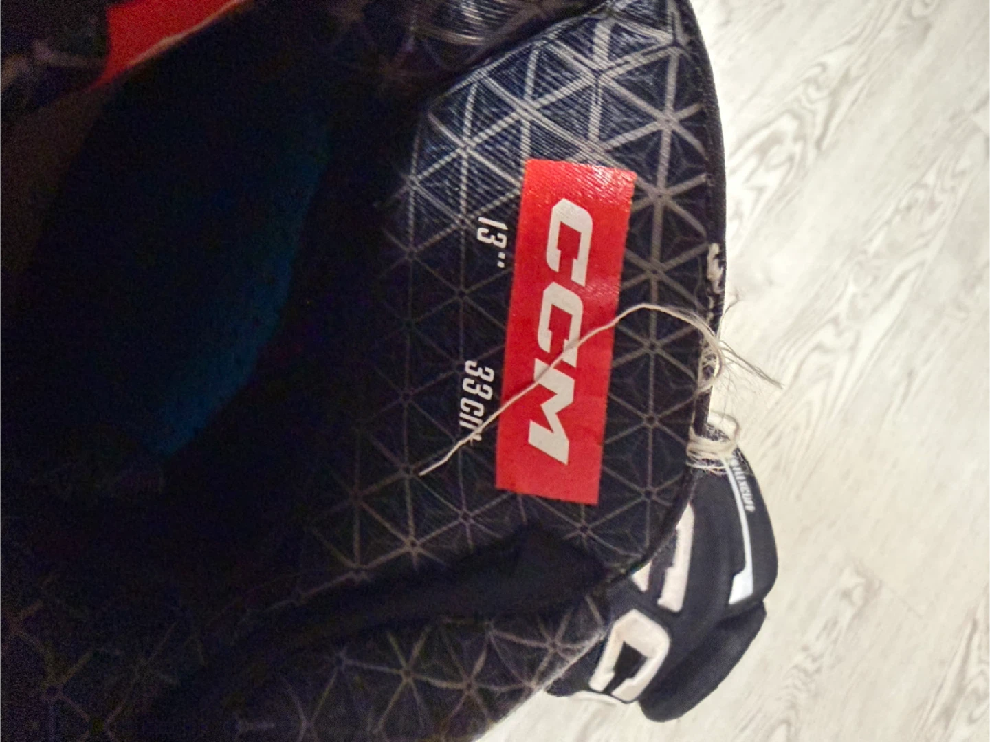 CCM jet speed FT6 Pro 13” cut resistant palms hockey gloves - photo 4