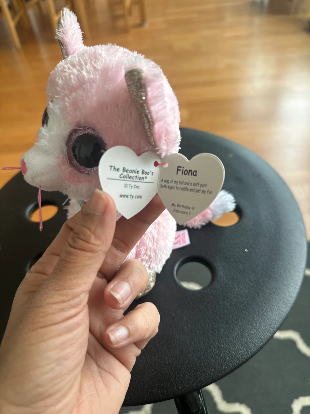 Beanie Boos Fiona Cat Plush - photo 3