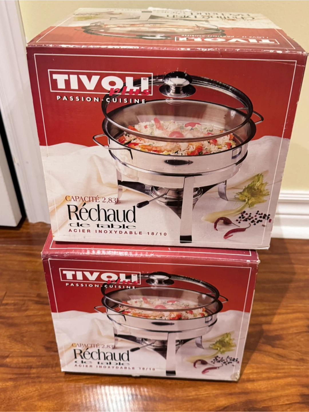 Tivoli "Réchaud" Stainless Steel Chafing Dish 2.83L