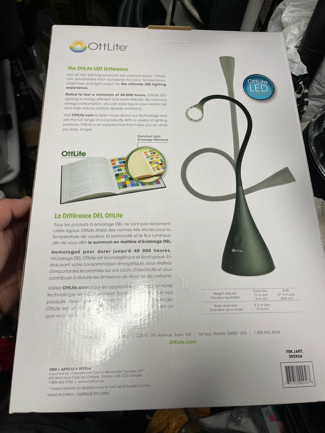 OttLite LED FlexNeck Desk Lamp - photo 2