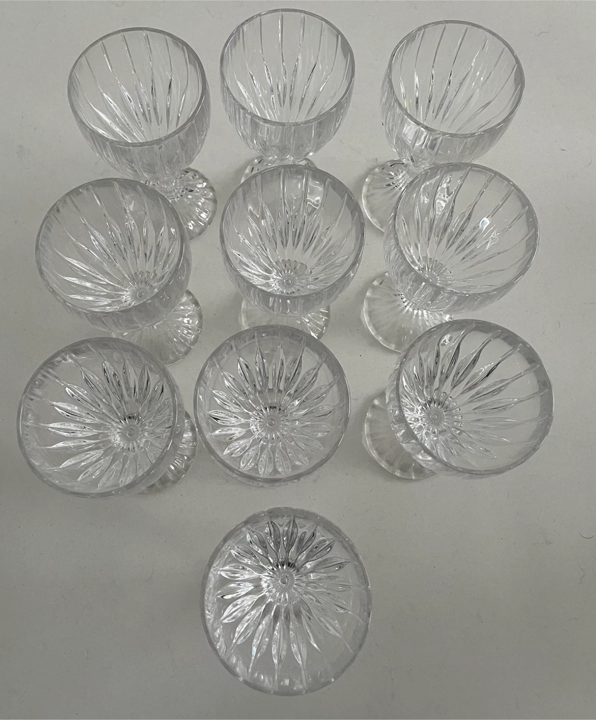 Mikasa Park Lane Set of 10 Crystal Wine Glasses - photo 3
