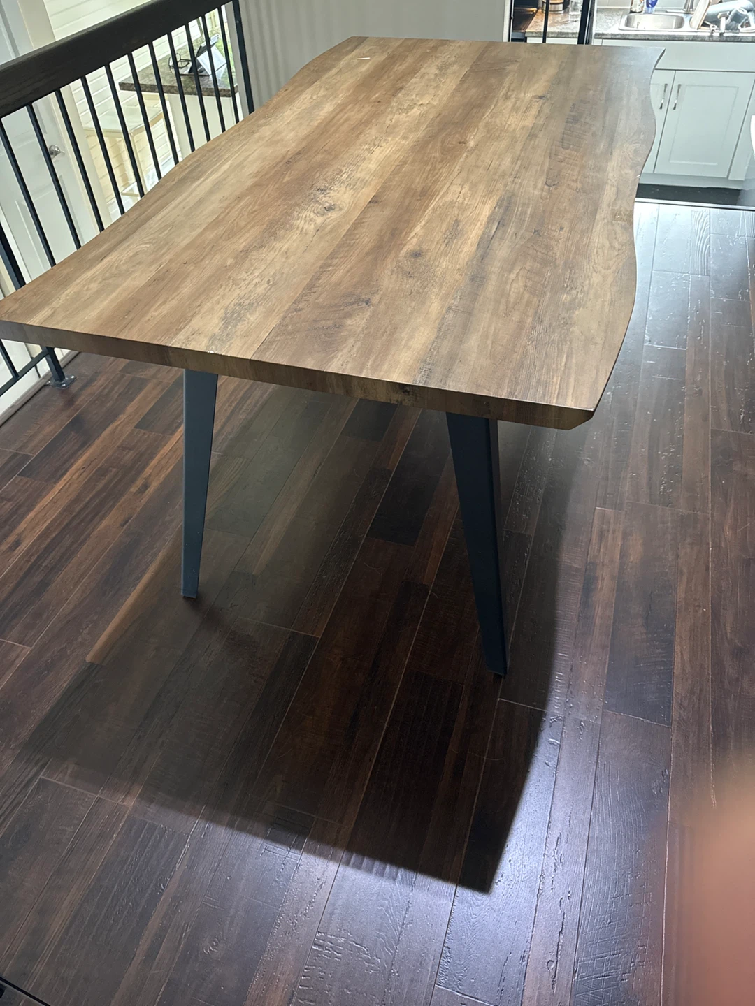 Rustic Wood Dining Table - photo 3