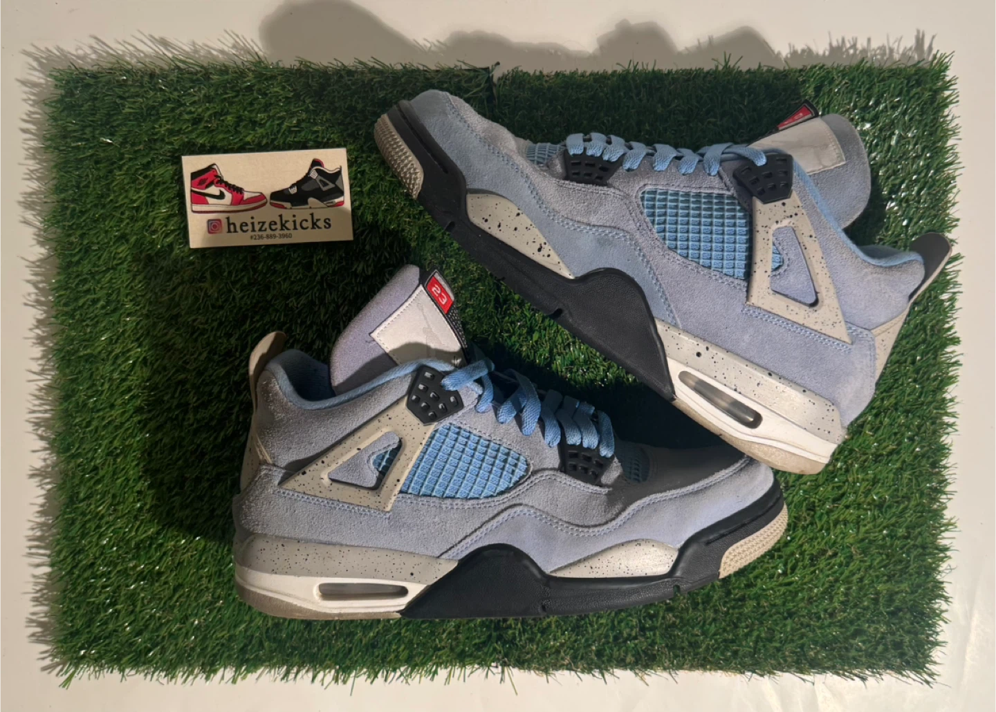 Jordan 4 University Blue size 9