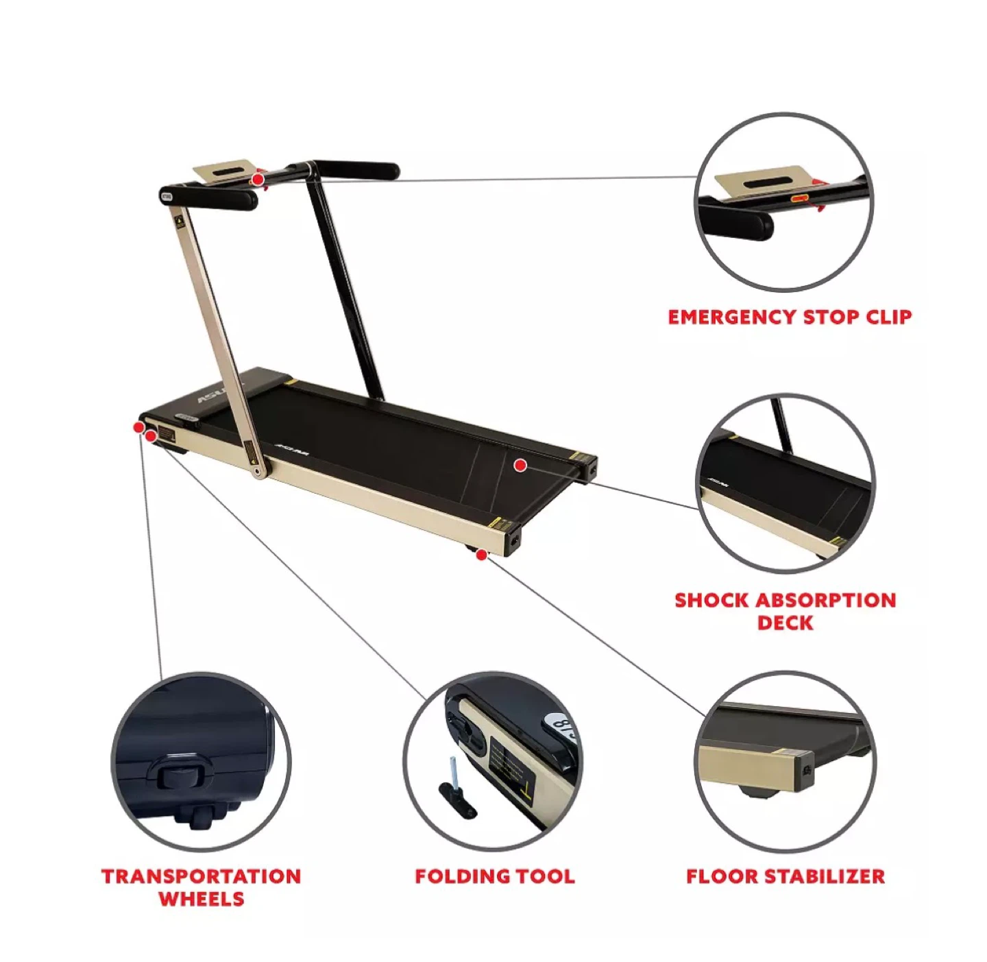 Asuna Slim Motorized Treadmill - photo 3