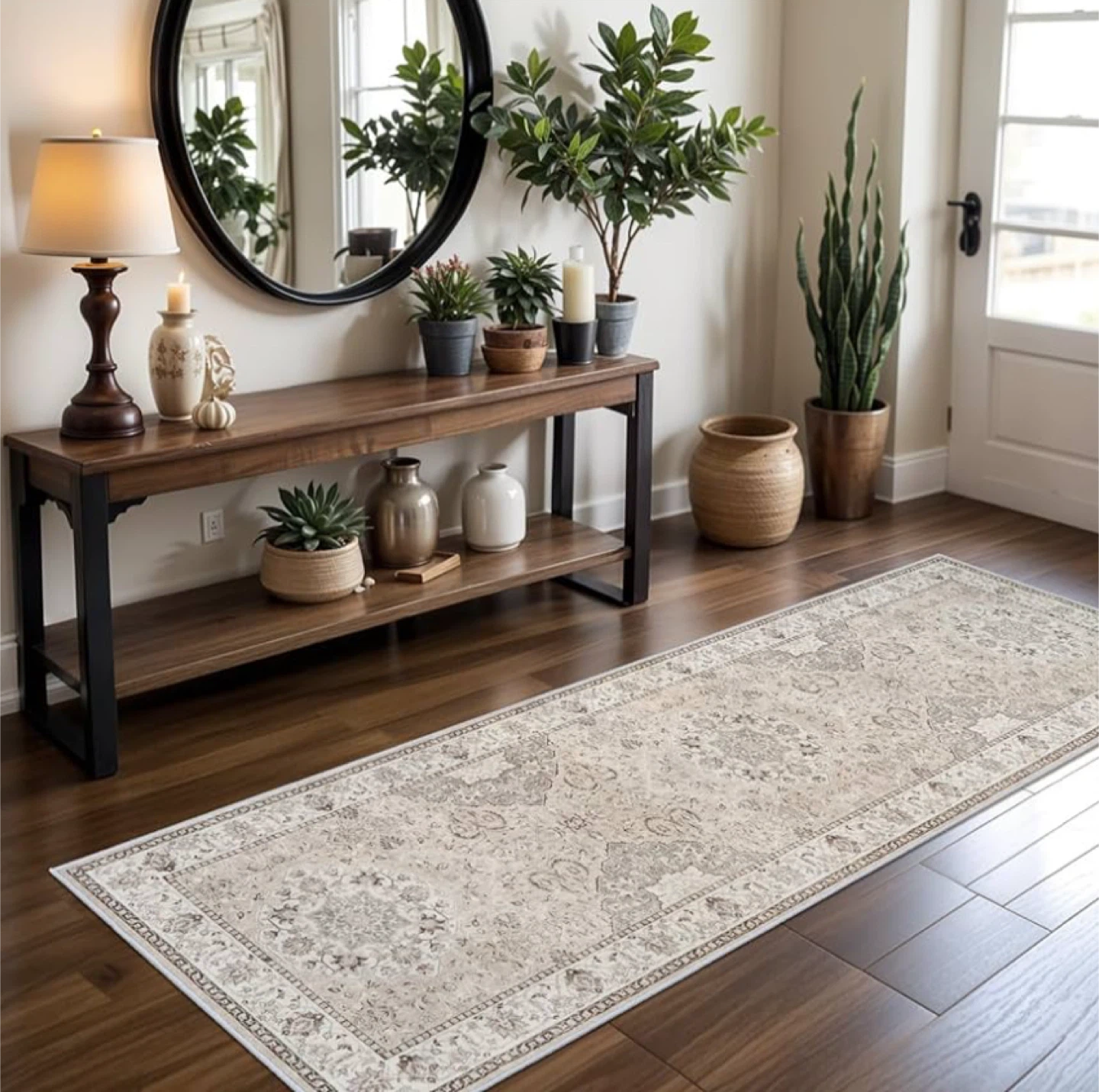 Persian Style Runner Rug - Lightweight 2x6”