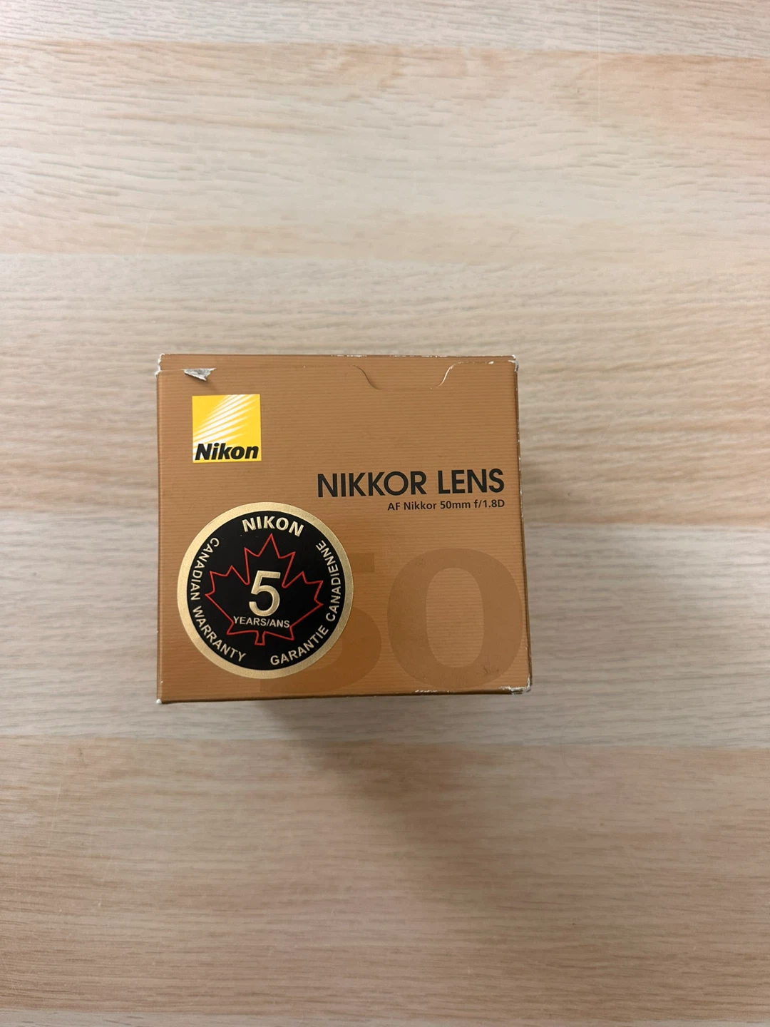 Nikon AF Nikkor 50mm f/1.8D Lens