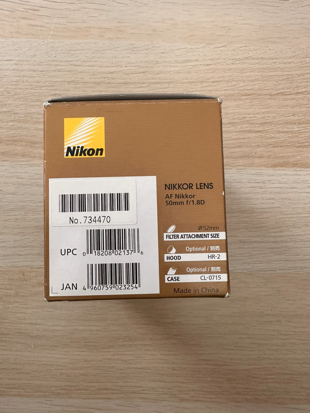 Nikon AF Nikkor 50mm f/1.8D Lens - photo 2