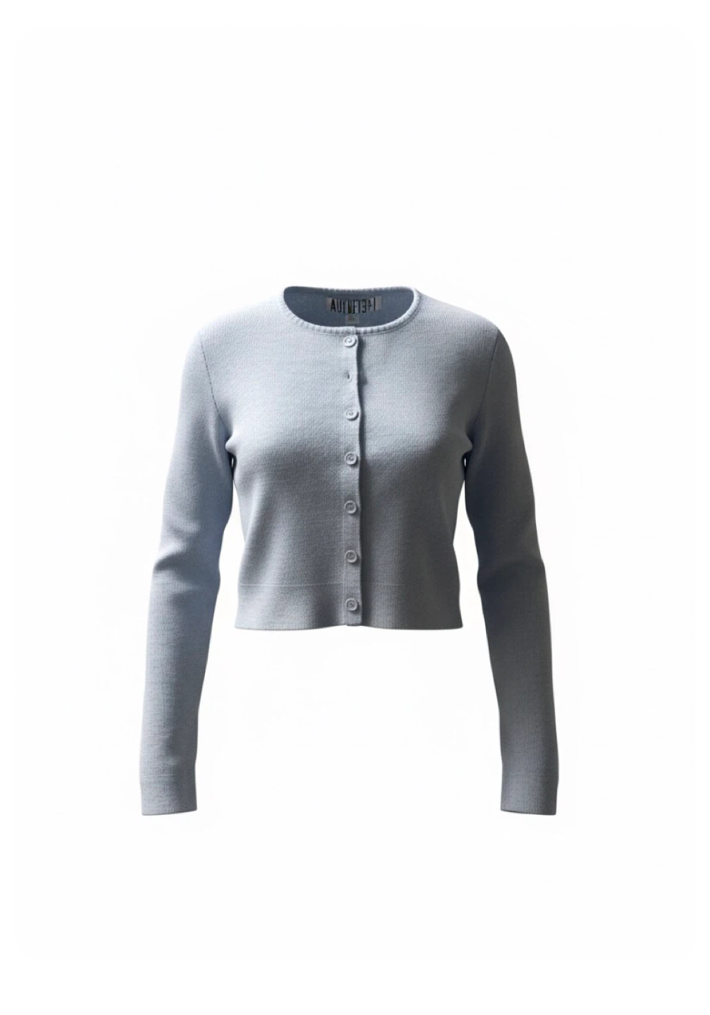 Audrey3+ Light Gray  Cropped Cardigan