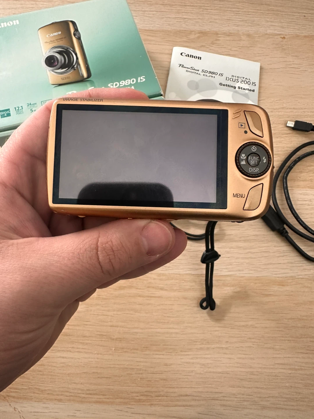 Canon PowerShot SD980 IS Digital Camera (Gold) - photo 5