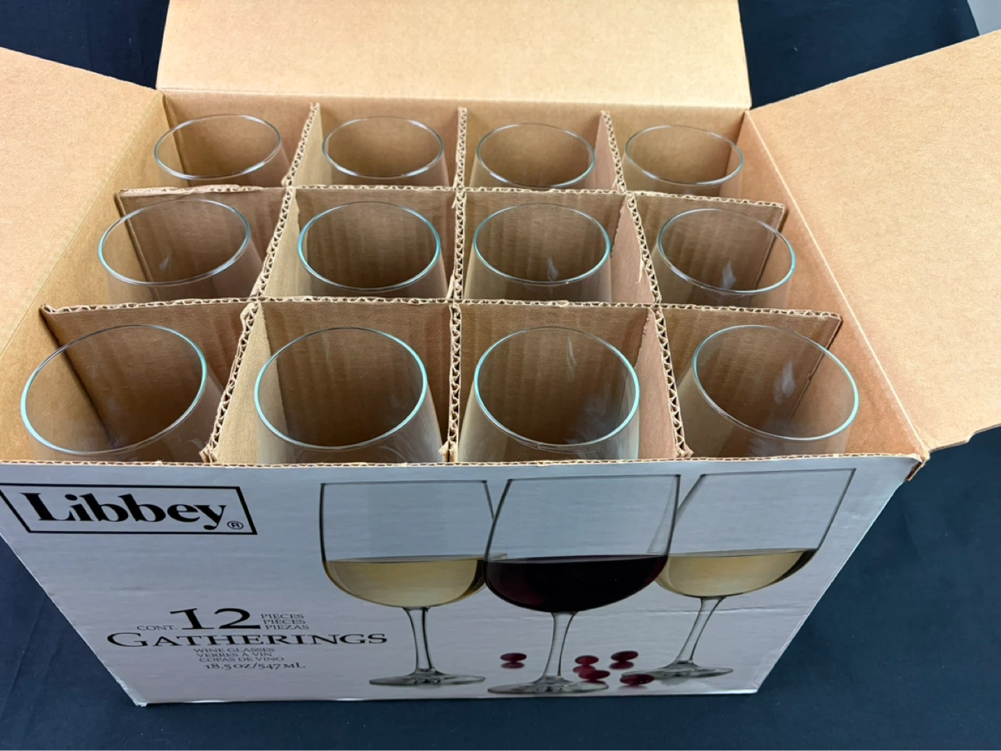 Libbey Gatherings 12-Piece Wine Glass Set
