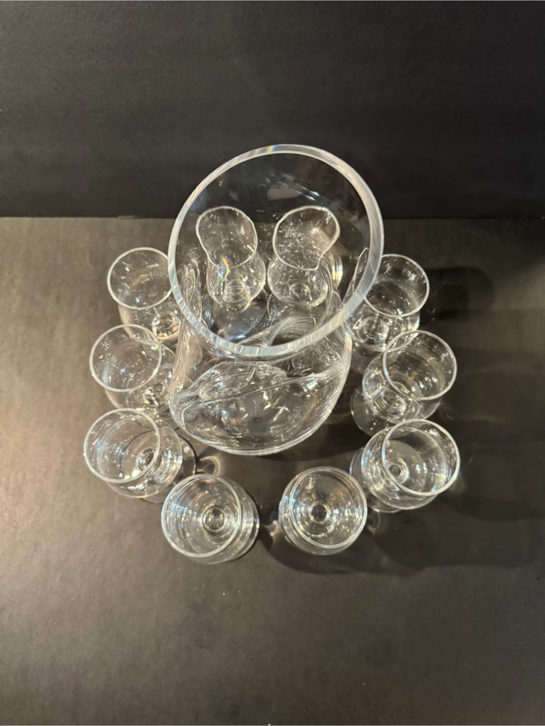 Glass Pitcher and 10 Glasses Set - photo 3