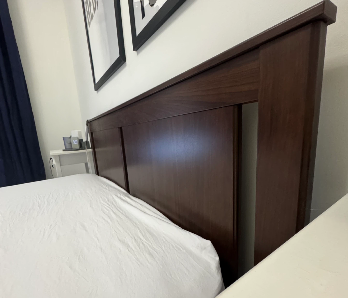 Dark brown Queen Bed Frame - photo 2