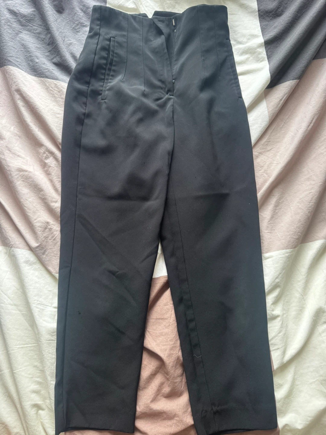 Zara Women's High-Waisted Dress Pants - Black, Grey, or Brown - photo 2