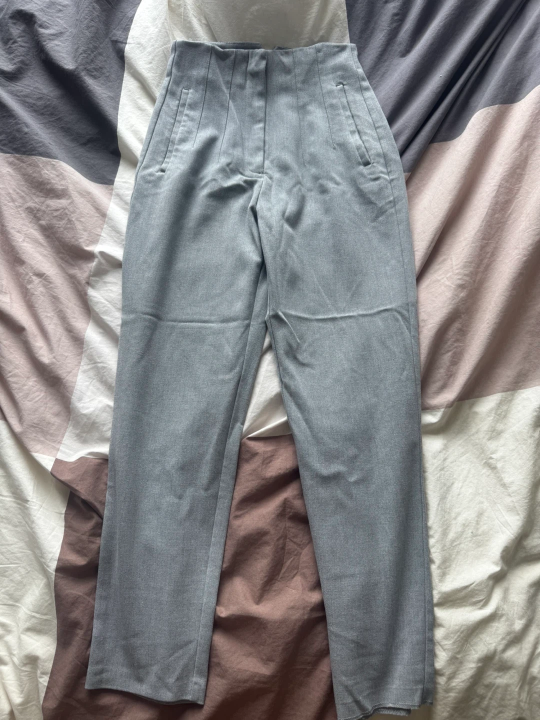 Zara Women's High-Waisted Dress Pants - Black, Grey, or Brown