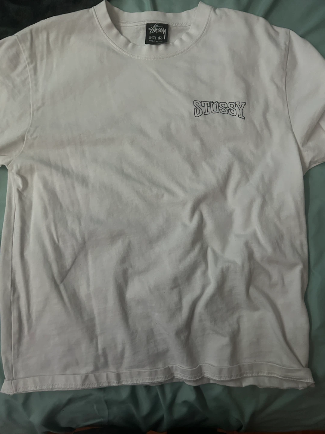 Stüssy "Built Tough Since 1980" Tire Graphic T-Shirt