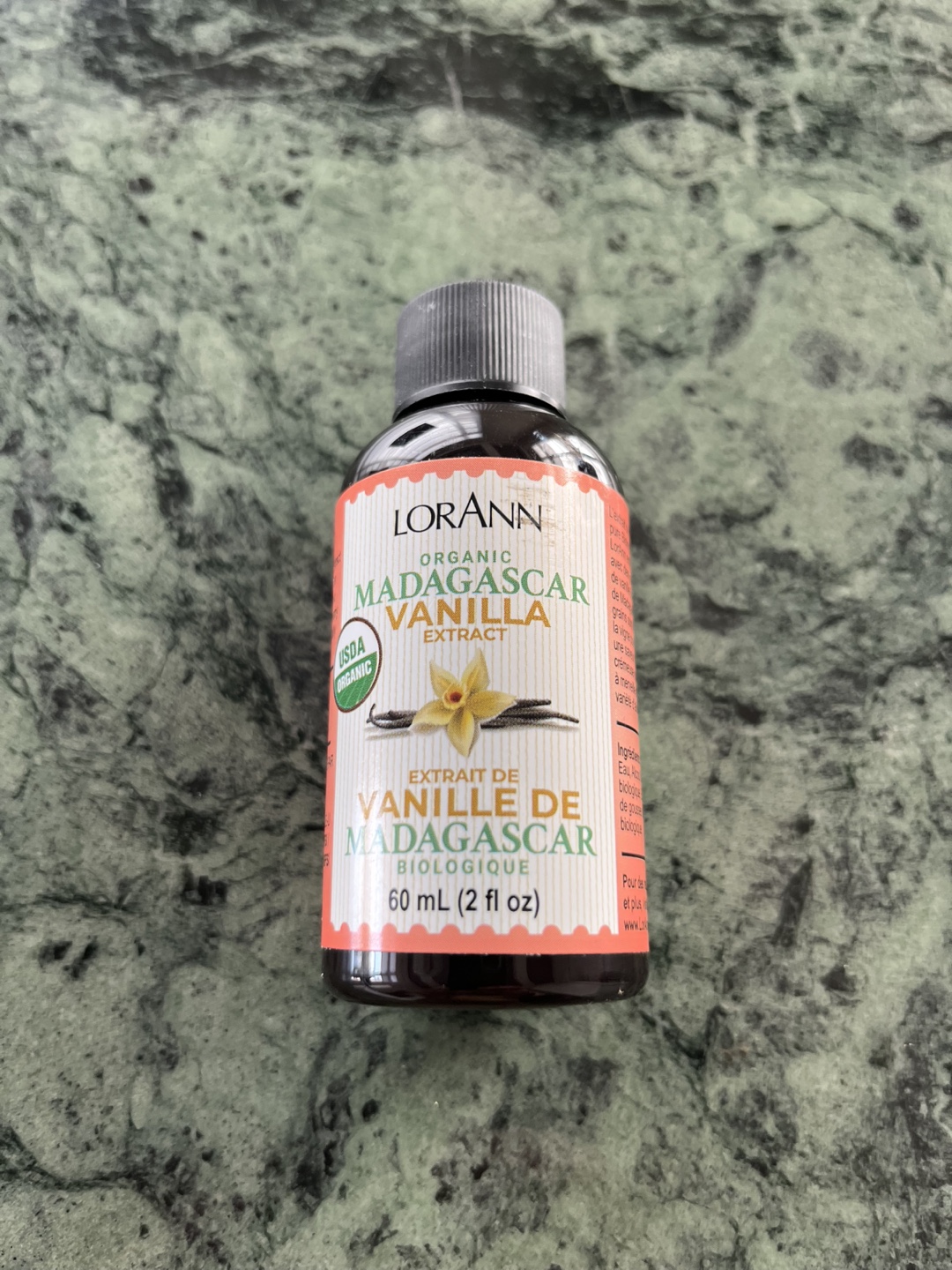 New Organic Madagascar Vanilla Extract 2 fl oz