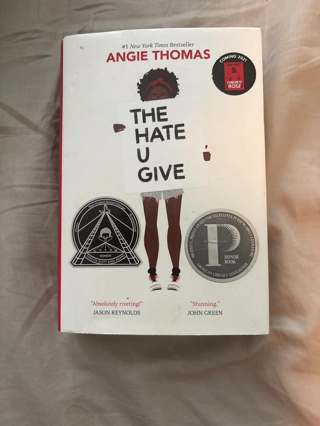 The Hate U Give by Angie Thomas hardcover