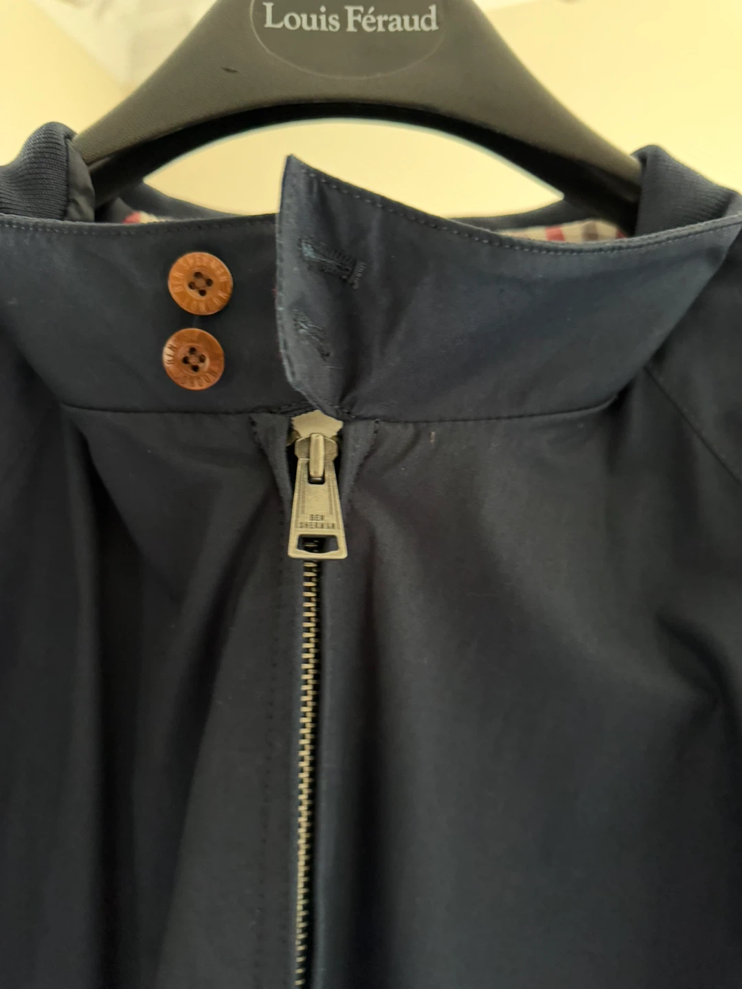Ben Sherman Men's Navy Harrington Jacket - photo 3