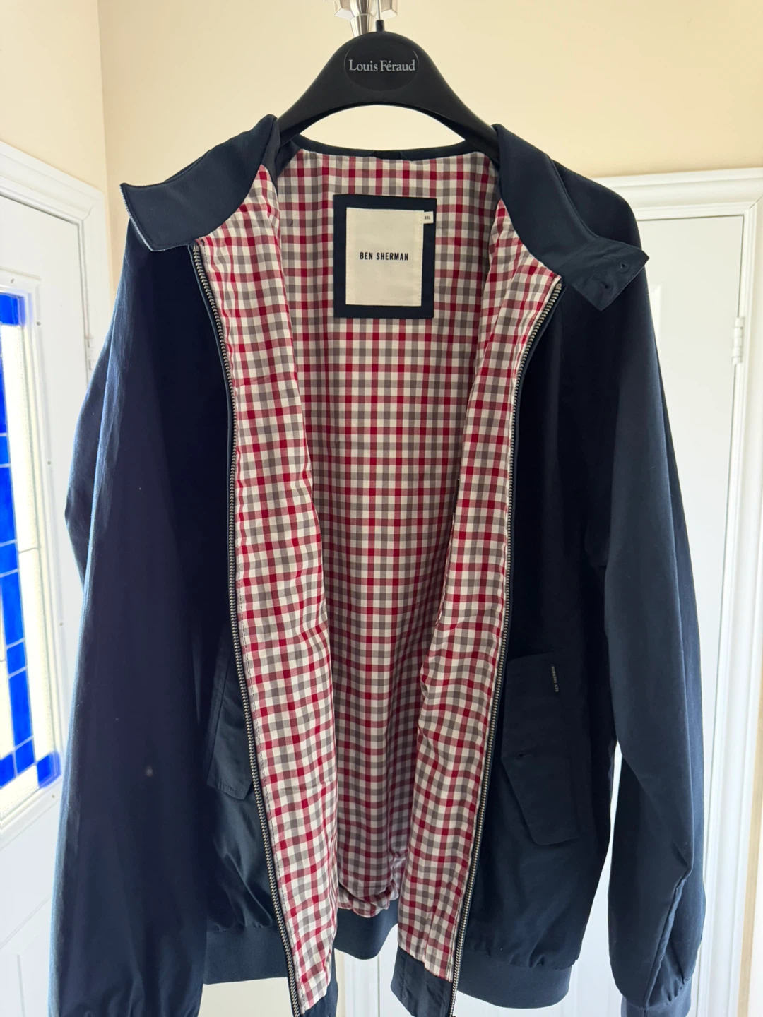 Ben Sherman Men's Navy Harrington Jacket