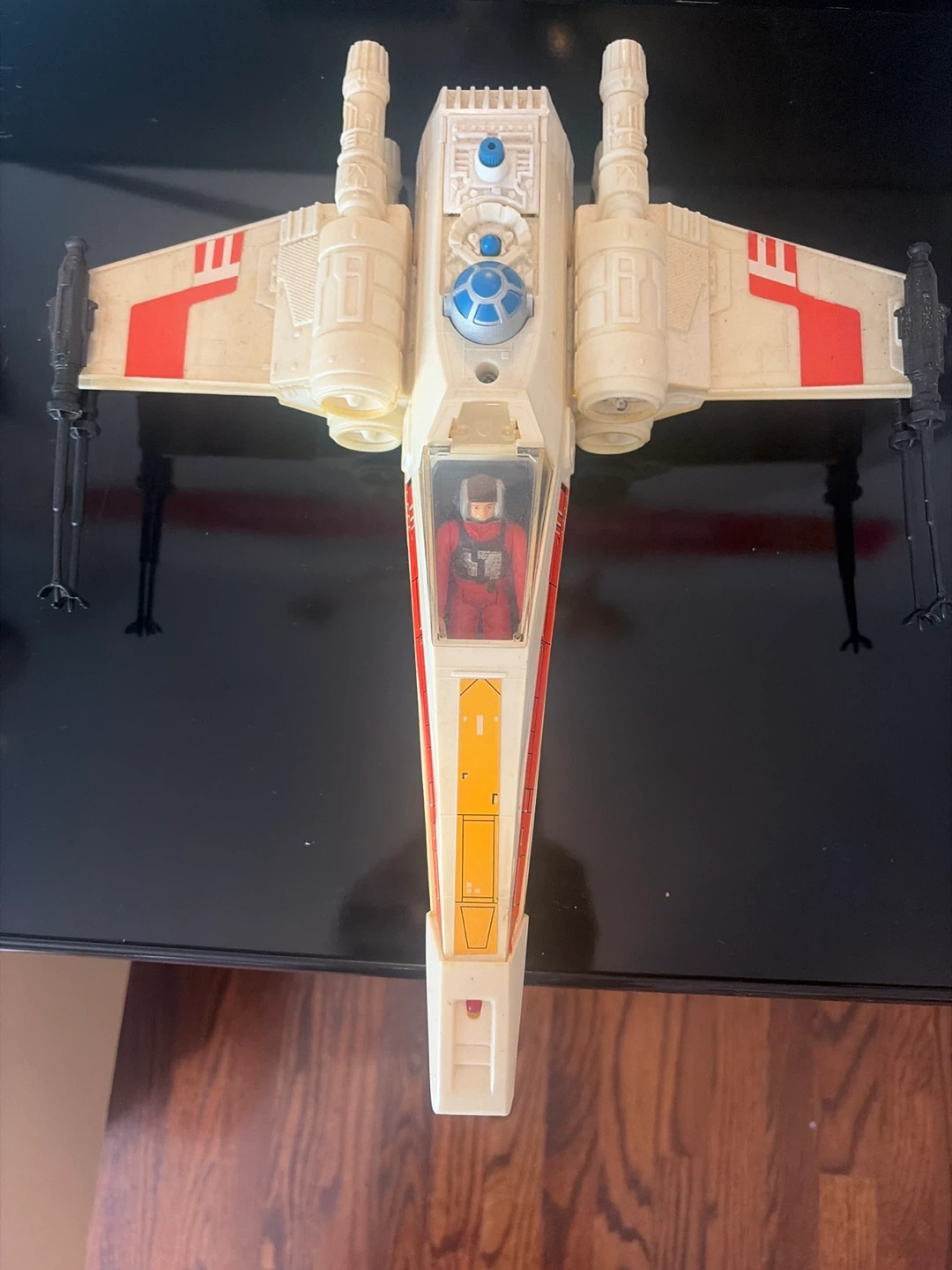 Vintage Star Wars X-Wing Fighter Toy with Pilot - photo 3