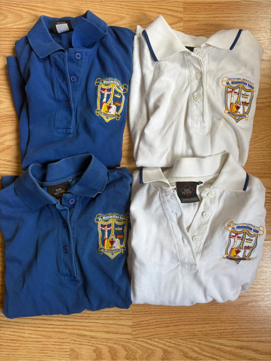 St. Maximilian Kolbe School Polo Shirts - Bundle of 4