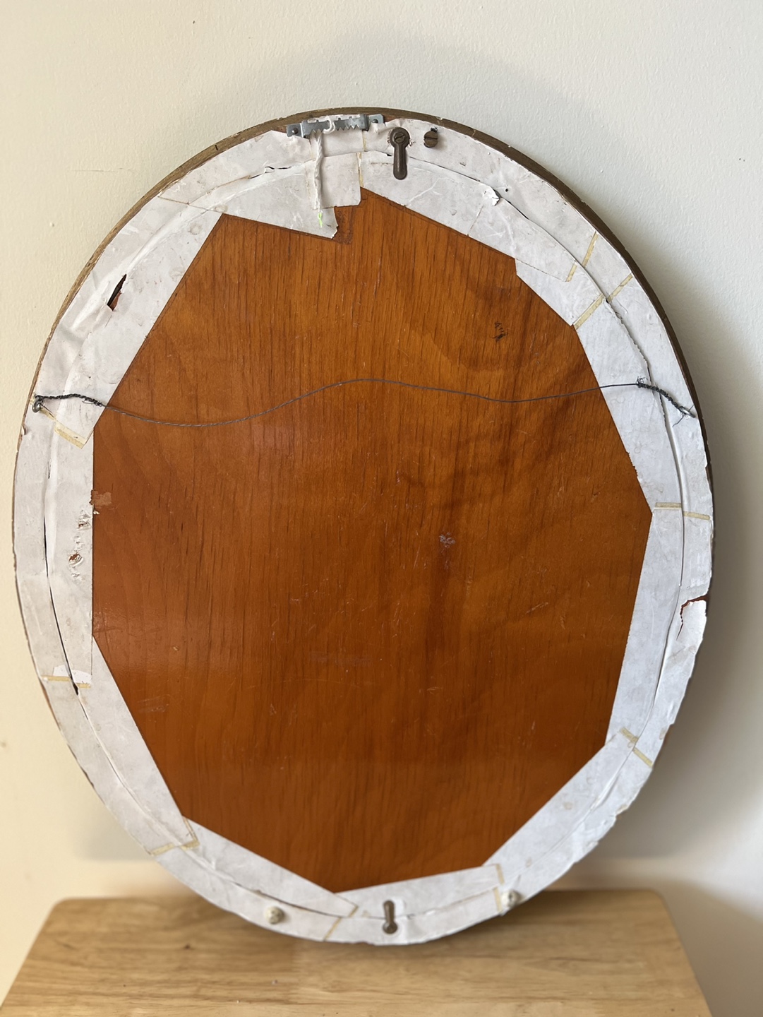 Vintage Oval Portrait Picture Frame - 22.5” x 18.5” - photo 2