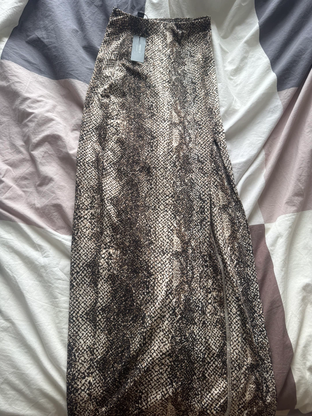 Forever 21 Snake Print Maxi Skirt - Size S