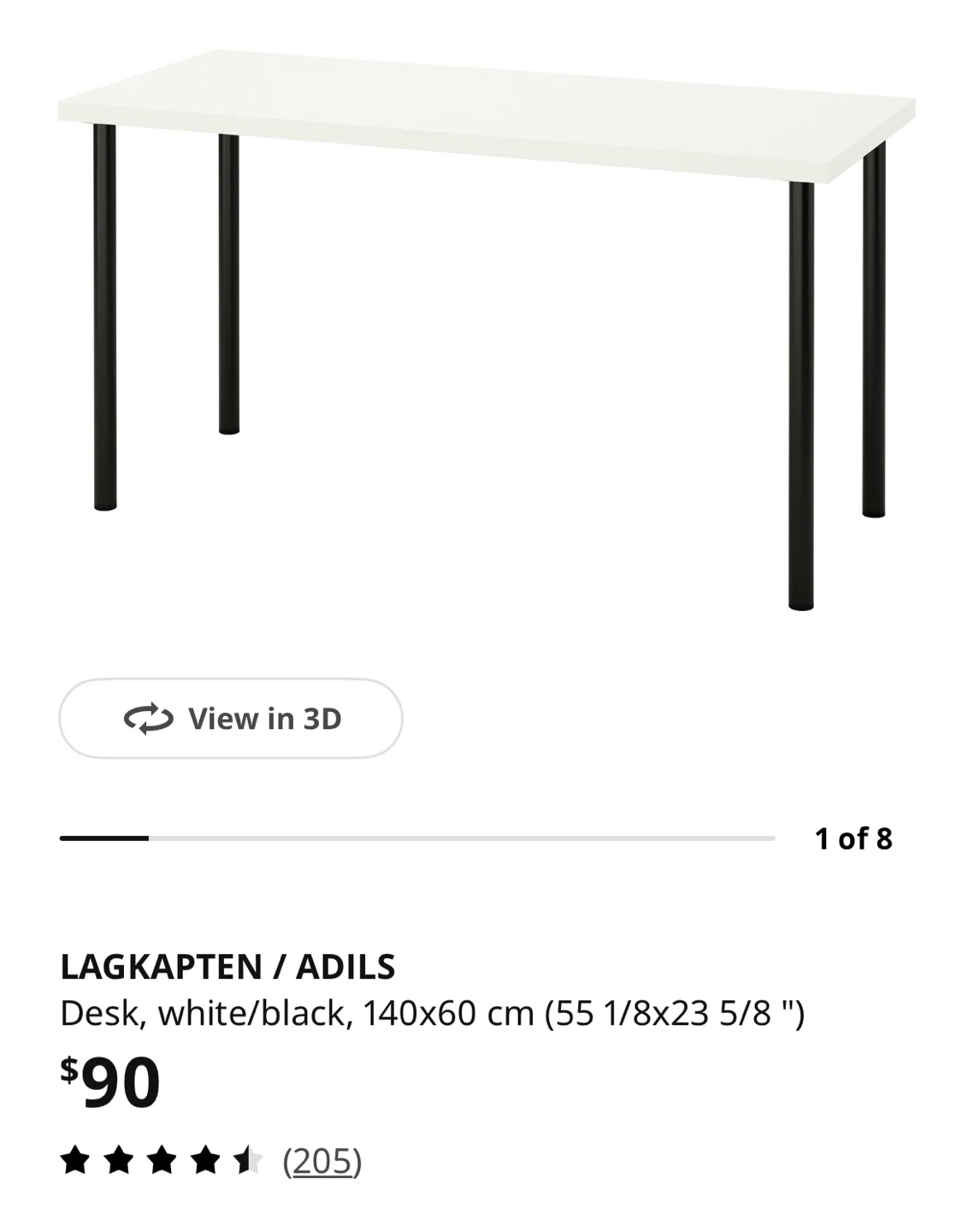 Ikea White Desk