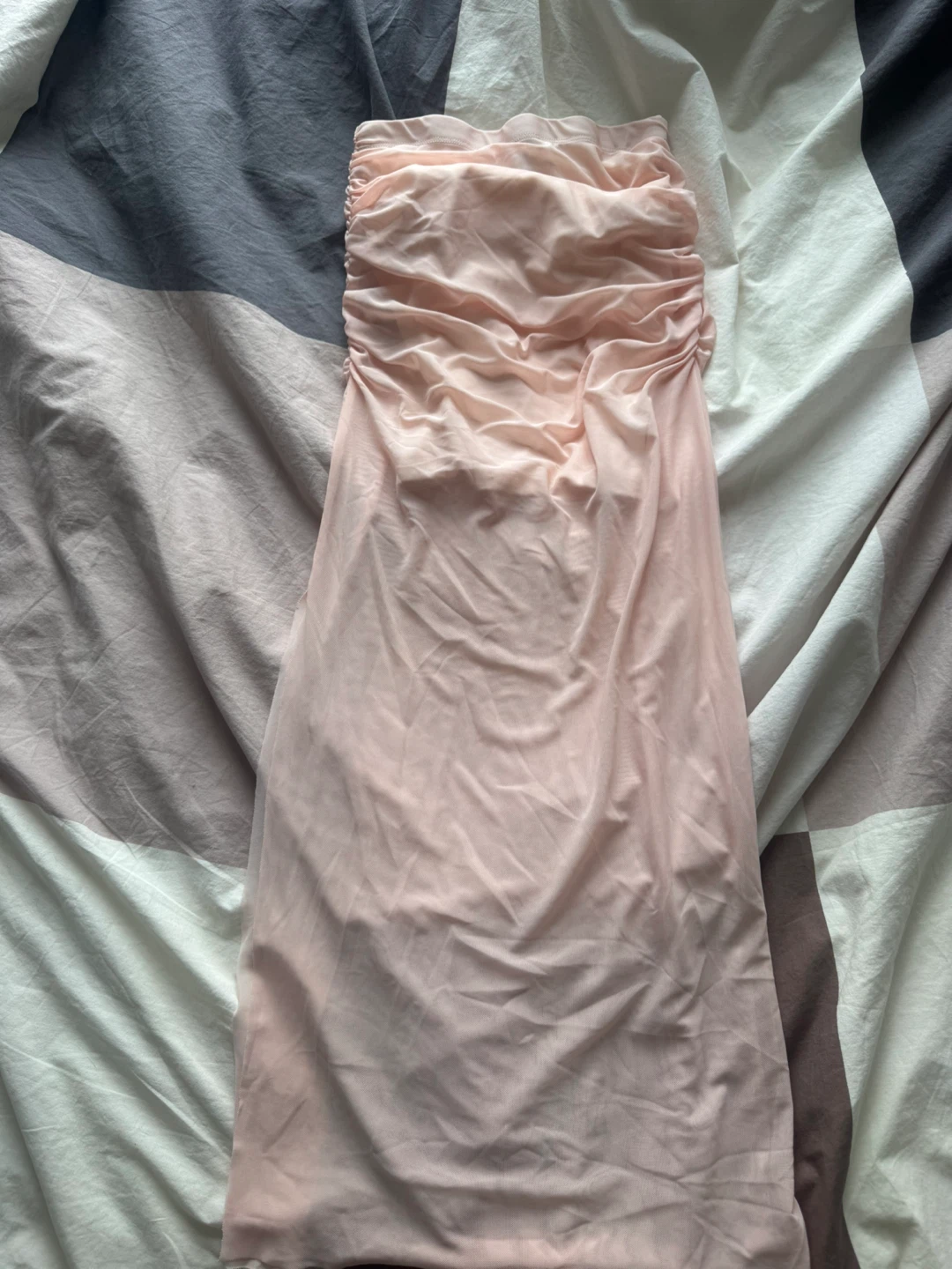 Light Pink Ruched skirt