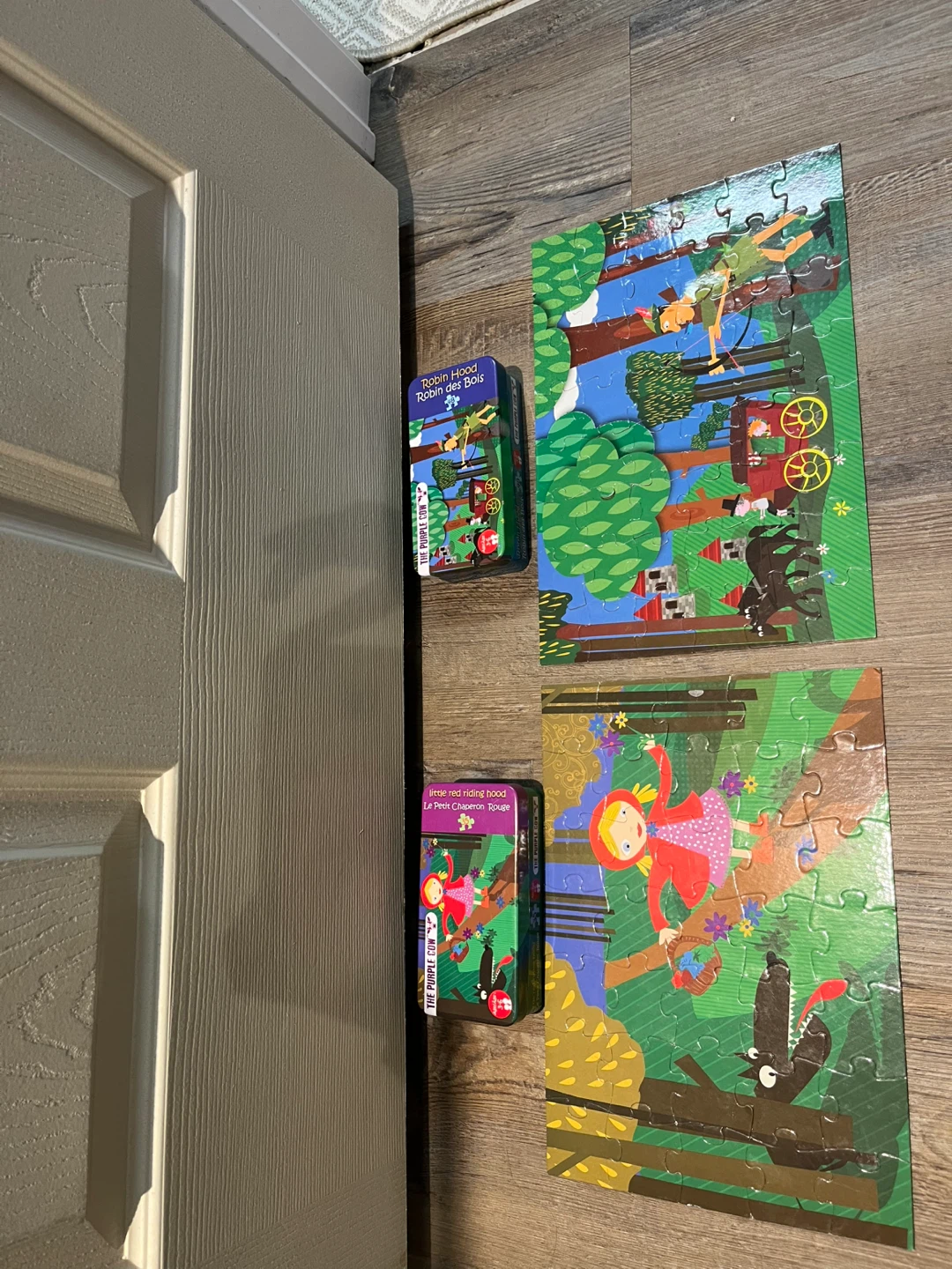 The Purple Cow Red Riding Hood Puzzles (2 pack)