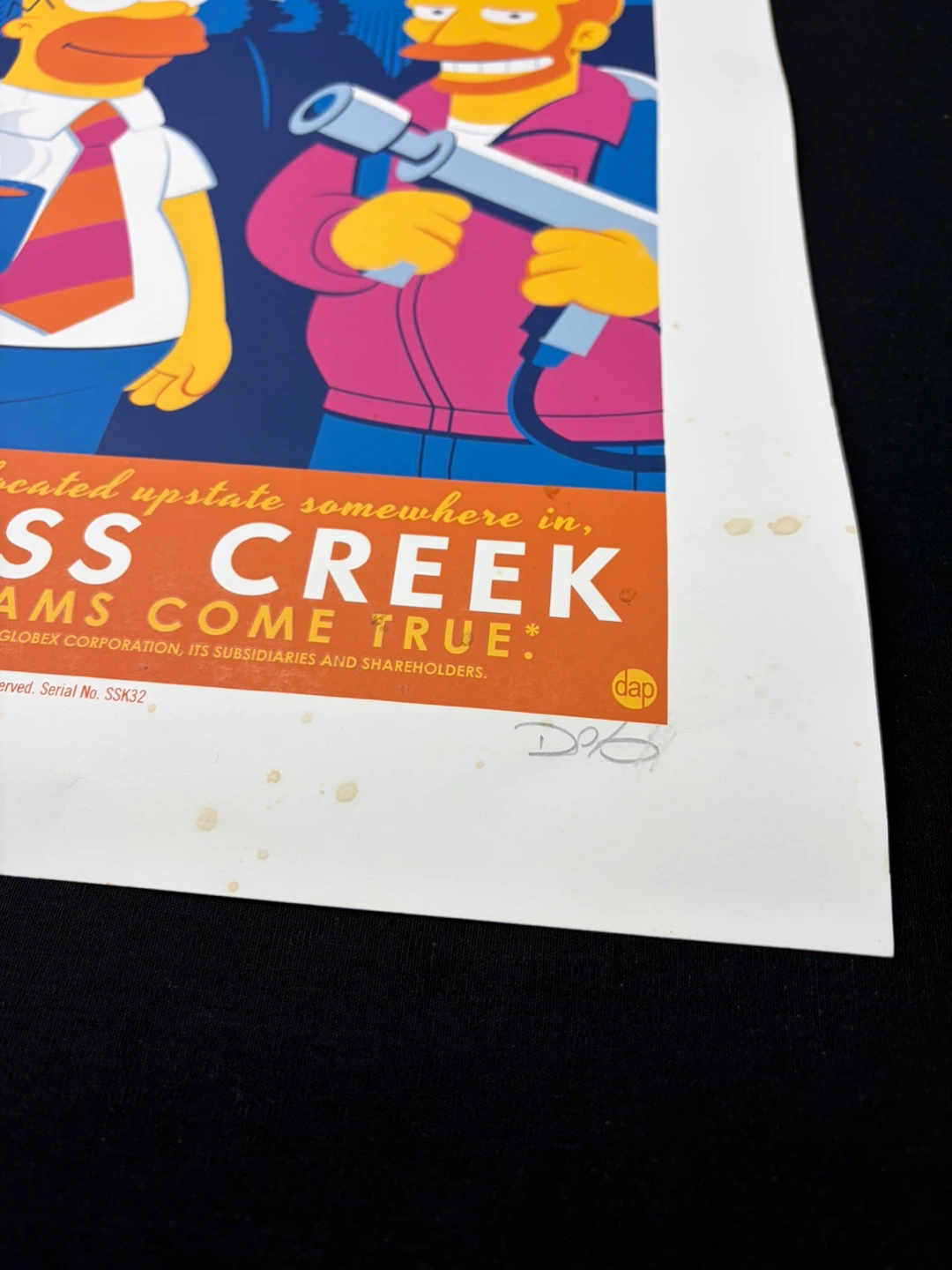 The Simpsons Cypress Creek Globex Corporation Art Print AP 32/35 - photo 2