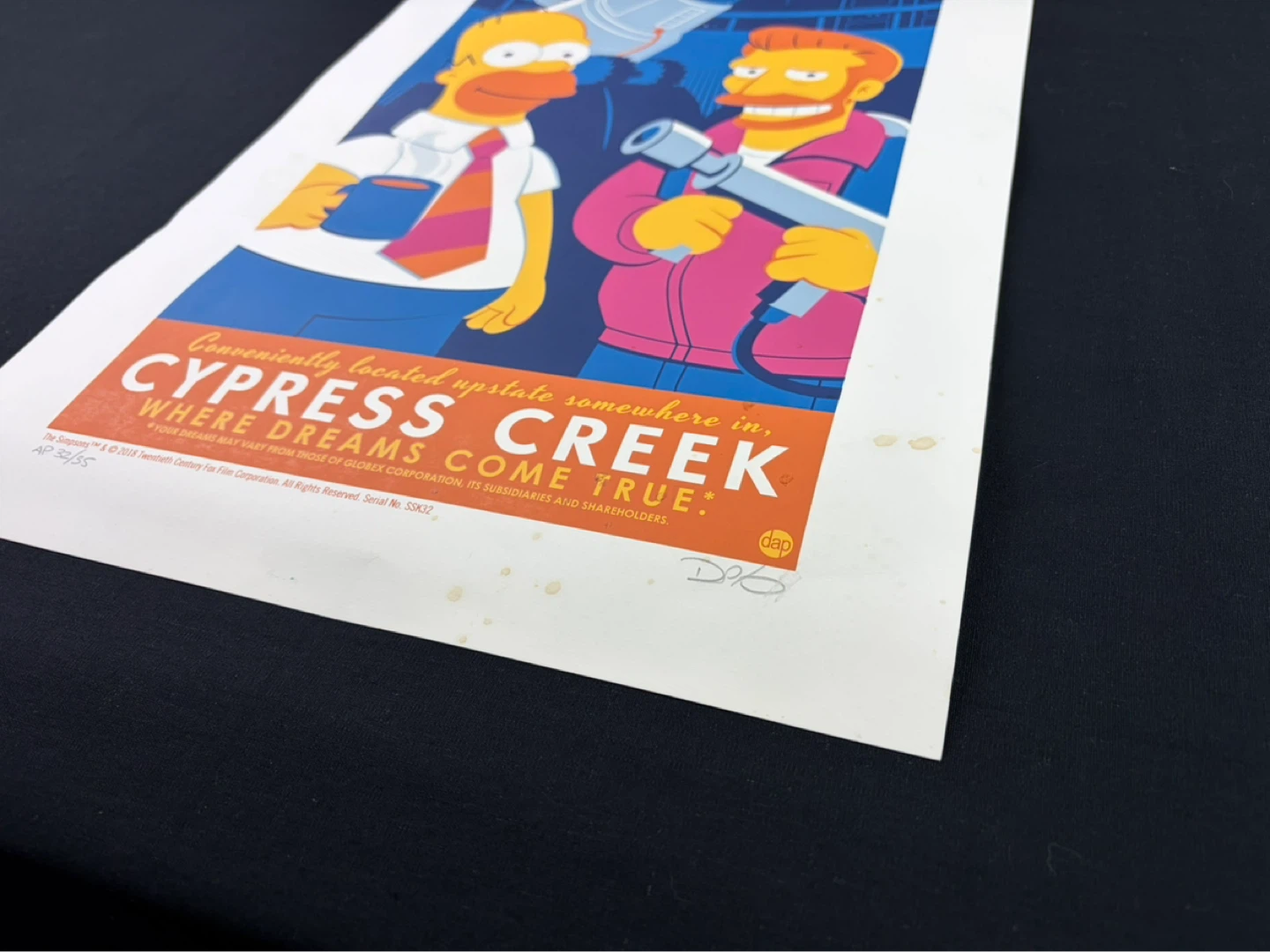 The Simpsons Cypress Creek Globex Corporation Art Print AP 32/35 - photo 5