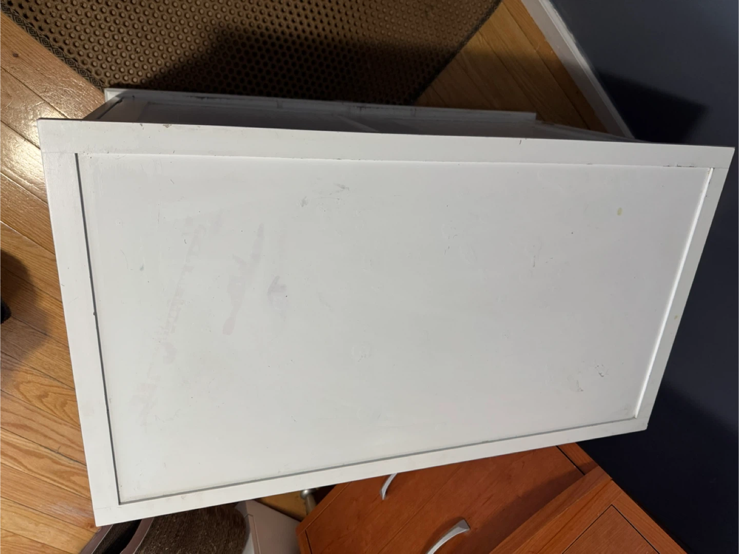 White Wooden Litter Box Enclosure - photo 4