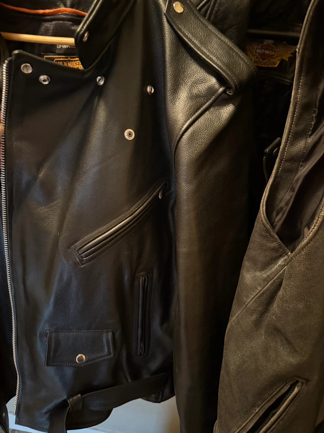Milwaukee Leather Motorcycle Jacket - Black, Size 4XL - photo 4