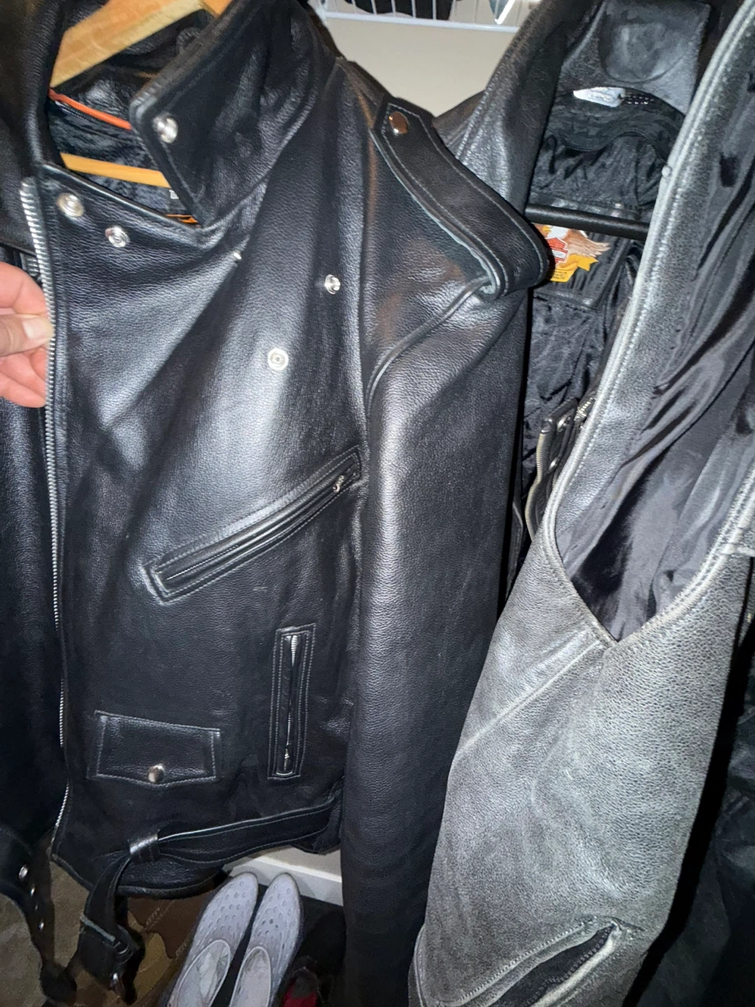 Milwaukee Leather Motorcycle Jacket - Black, Size 4XL - photo 5