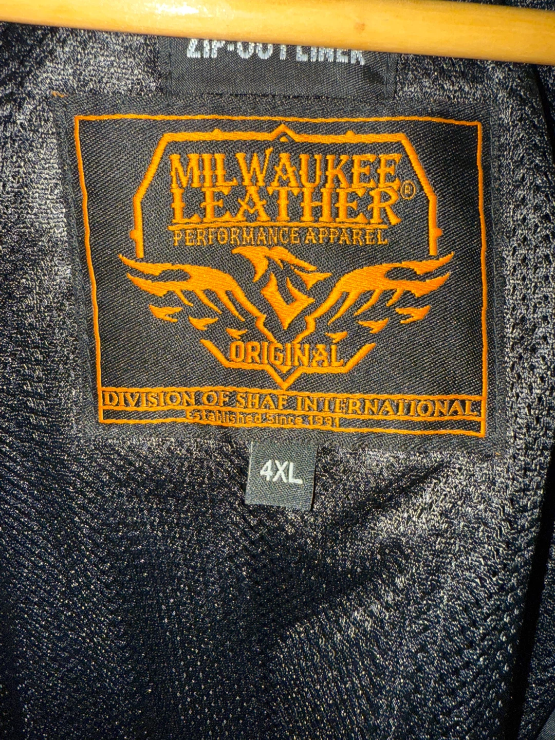 Milwaukee Leather Motorcycle Jacket - Black, Size 4XL - photo 3
