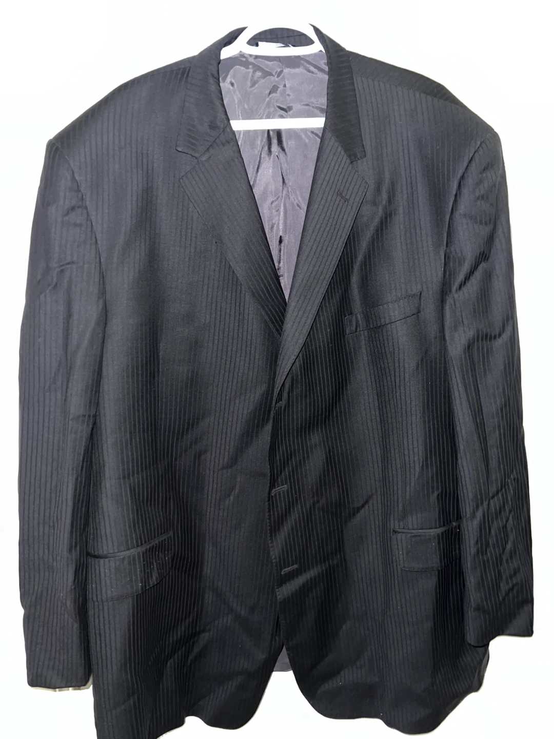 Mark Shale x Coppley Bespoke Suit- Charcoal - REPAIR NEEDED