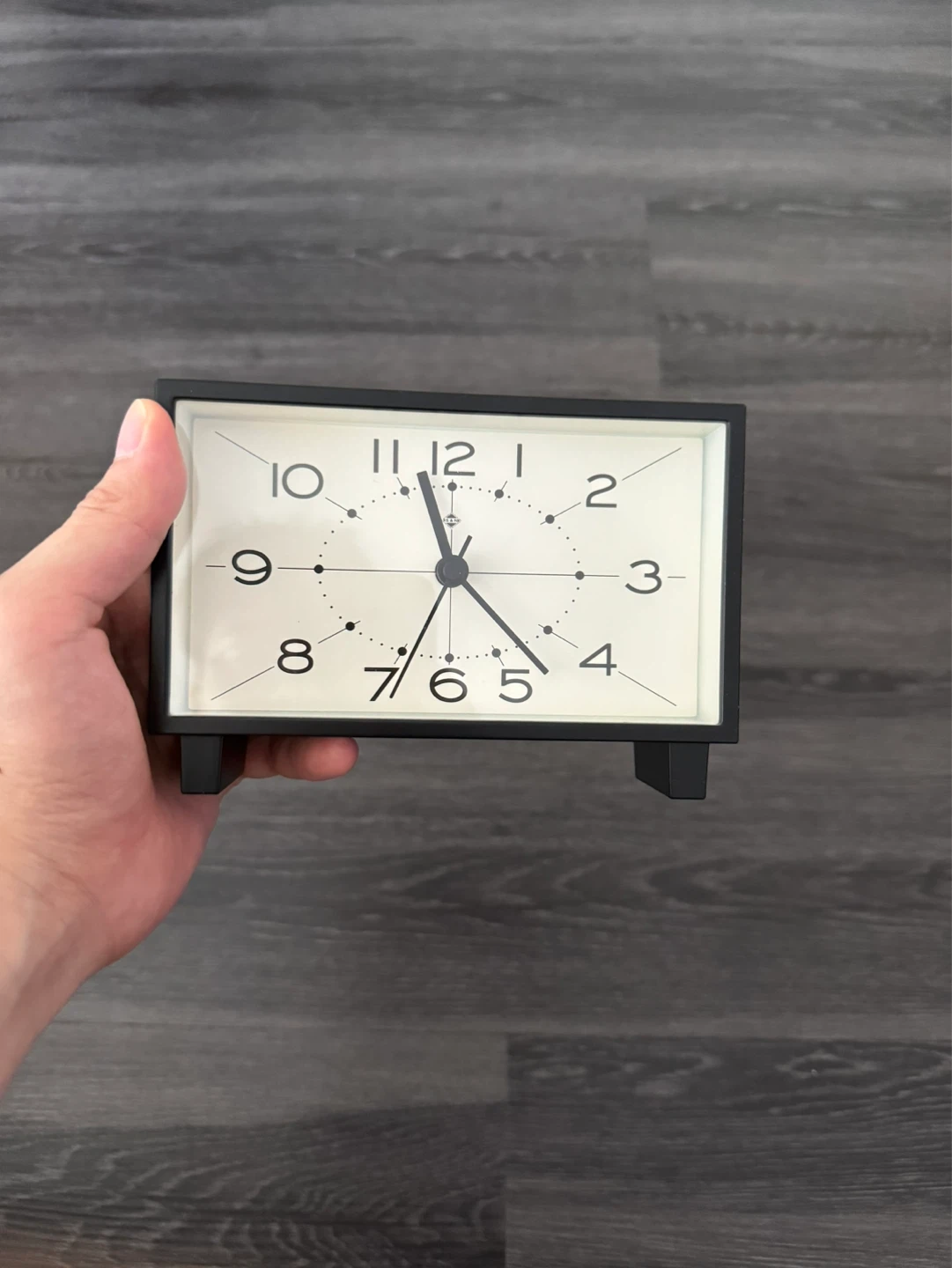 Black Retro Clock