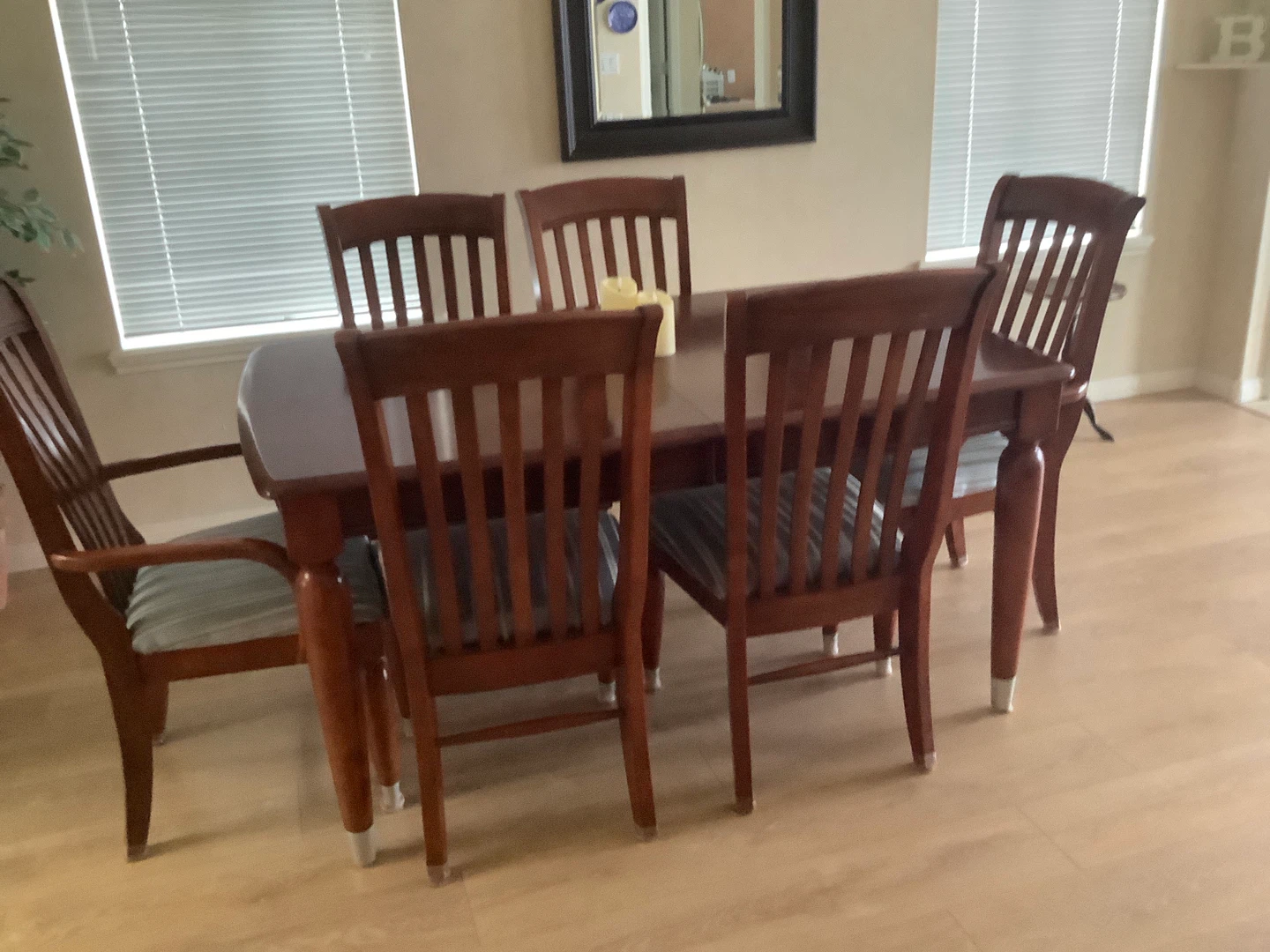 Wooden Dining Table and Chairs Set