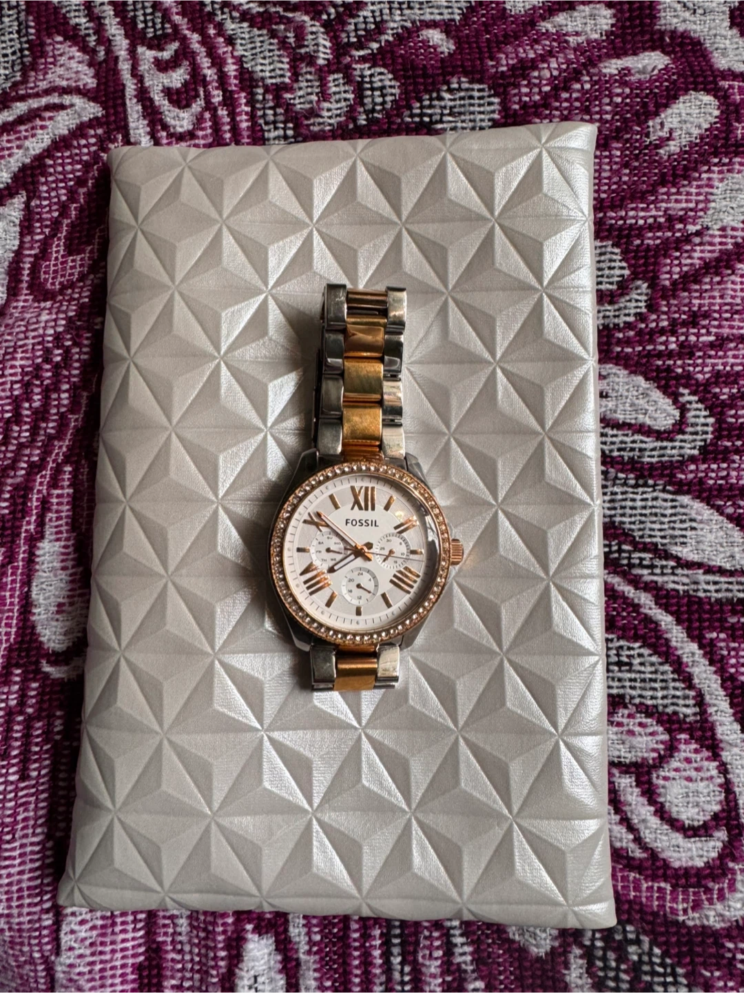 Fossil Virginia Two-Tone Stainless Steel Watch