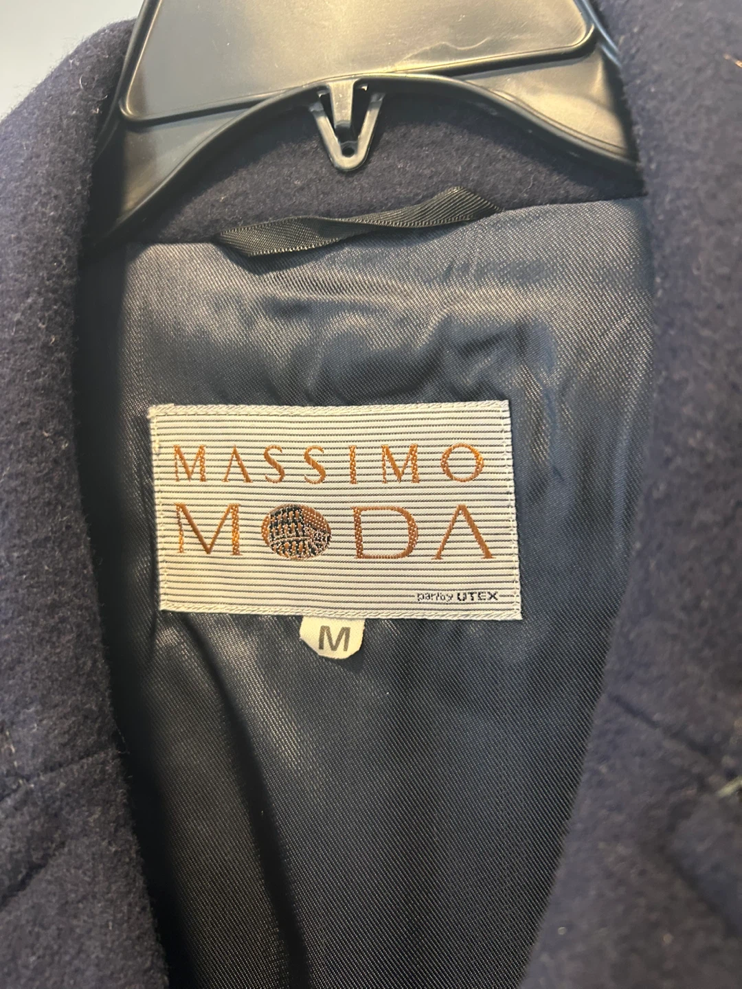 Massimo Moda Men's Wool Blend Peacoat - photo 5