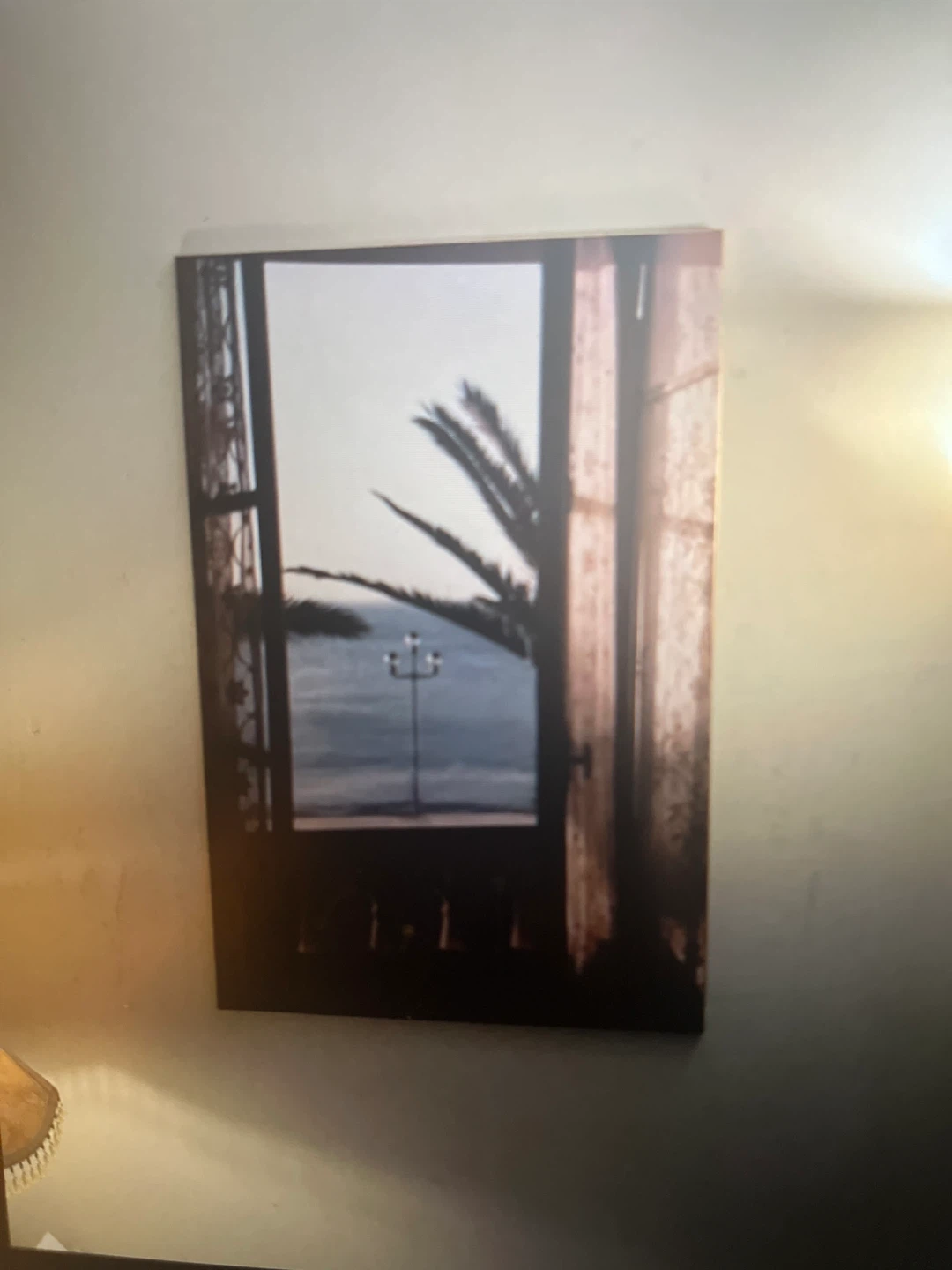 Wall art Print - Window View with Palm Tree and Ocean - photo 5