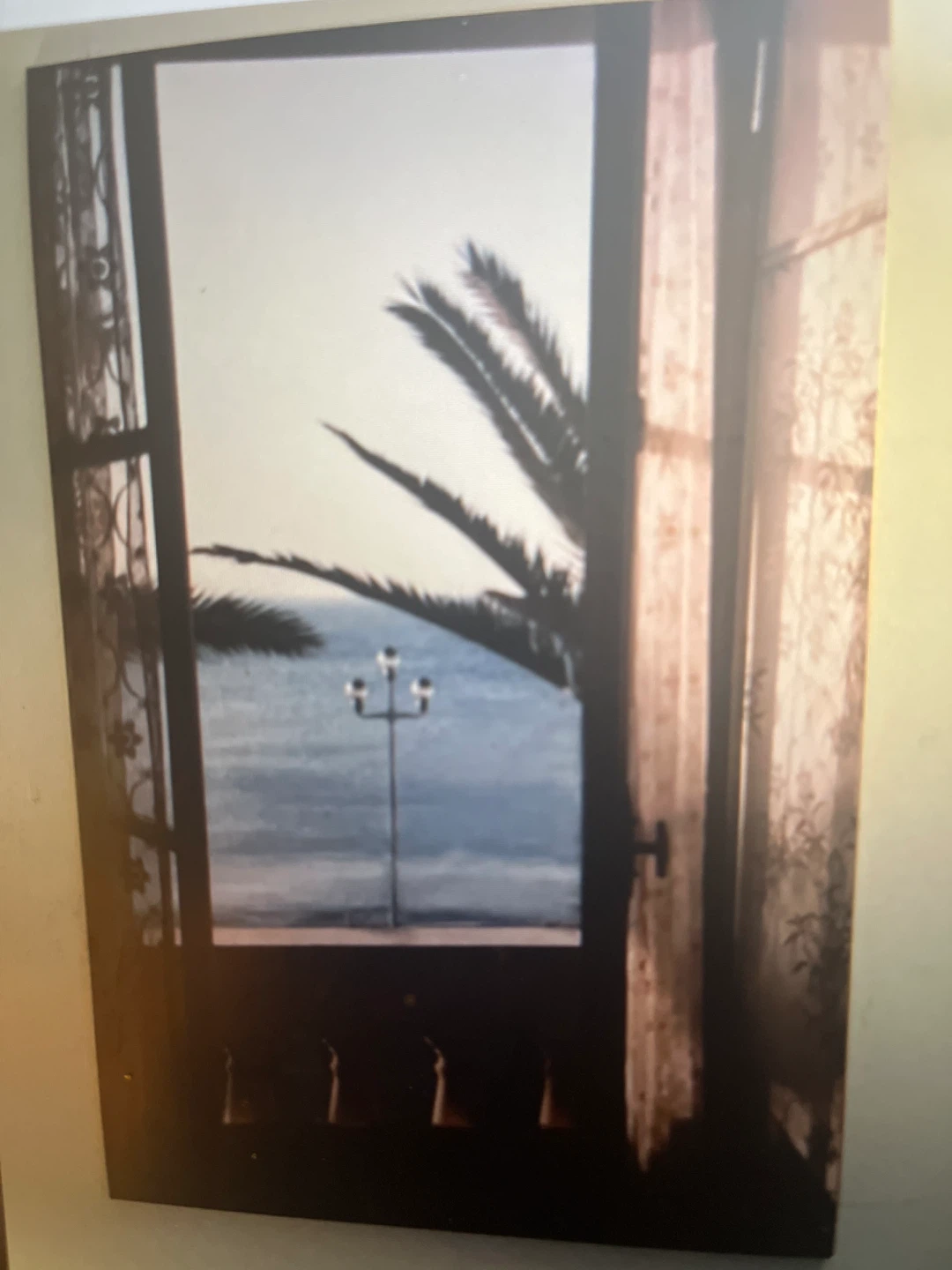 Wall art Print - Window View with Palm Tree and Ocean - photo 4