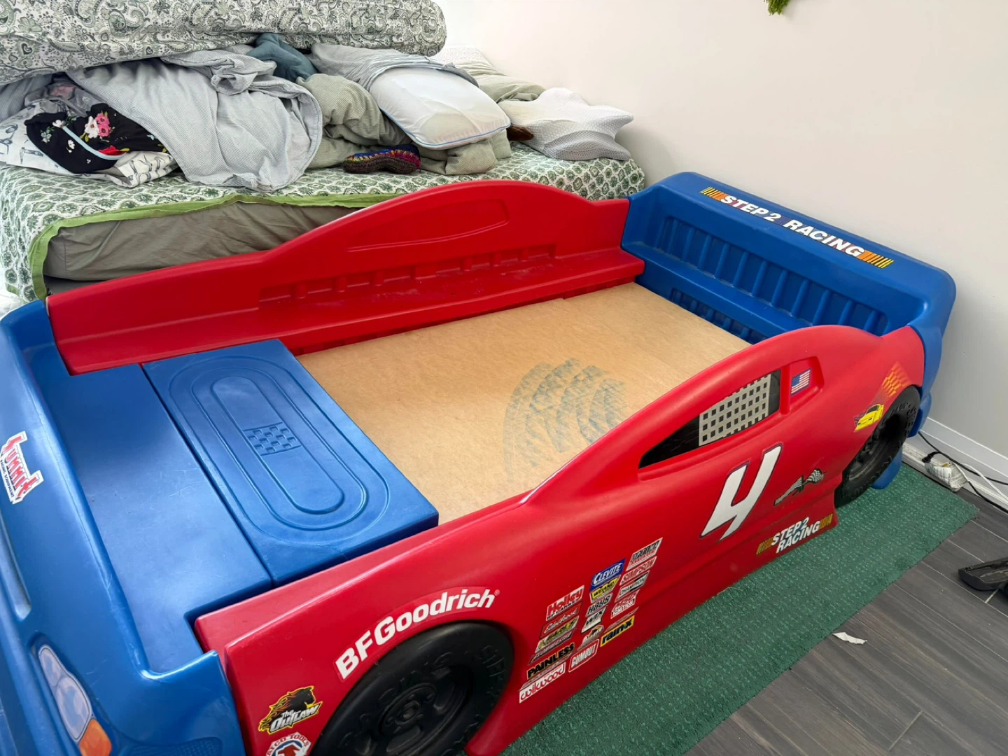 Step2 Stock Car Toddler-to-Twin Convertible Bed - photo 3