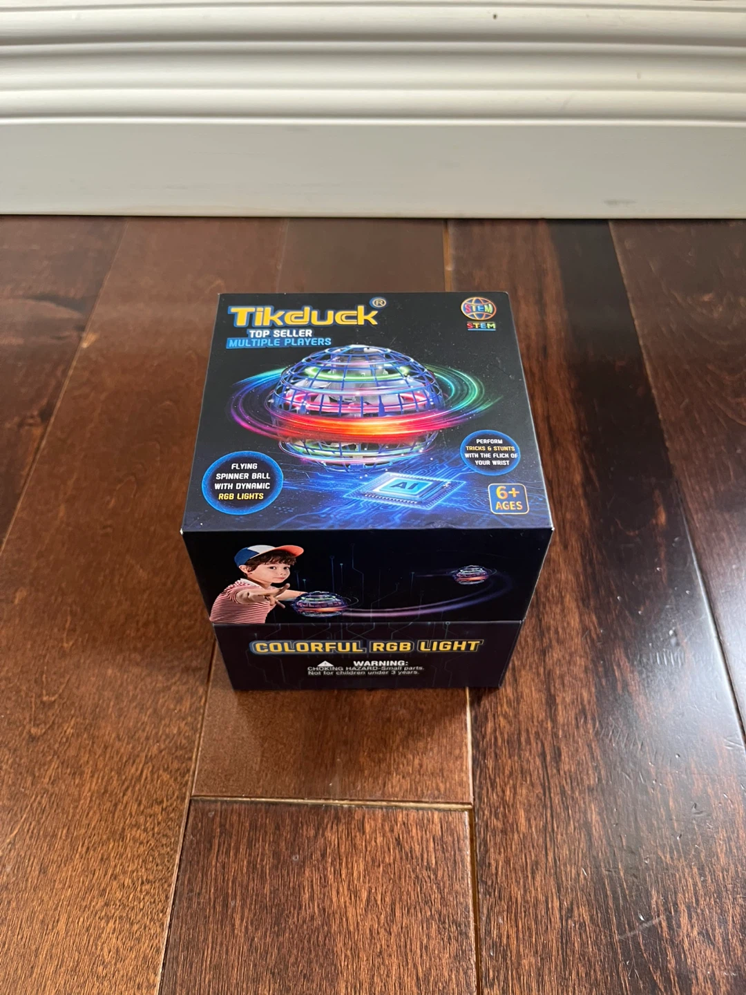 TikeDuck Flying Ball Toy with Colorful RGB Light