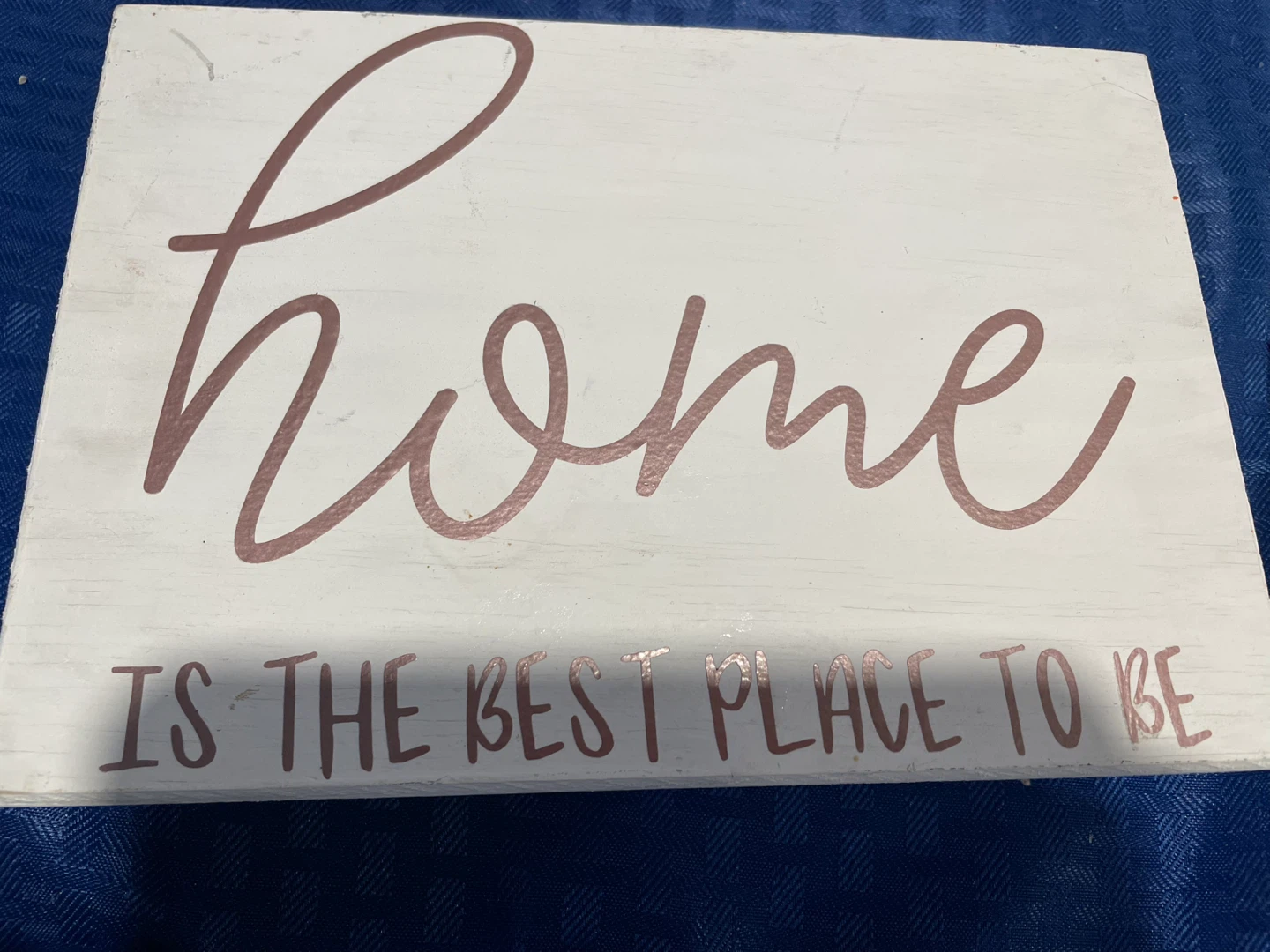 🥕Wooden "Home is the best place to be" Sign