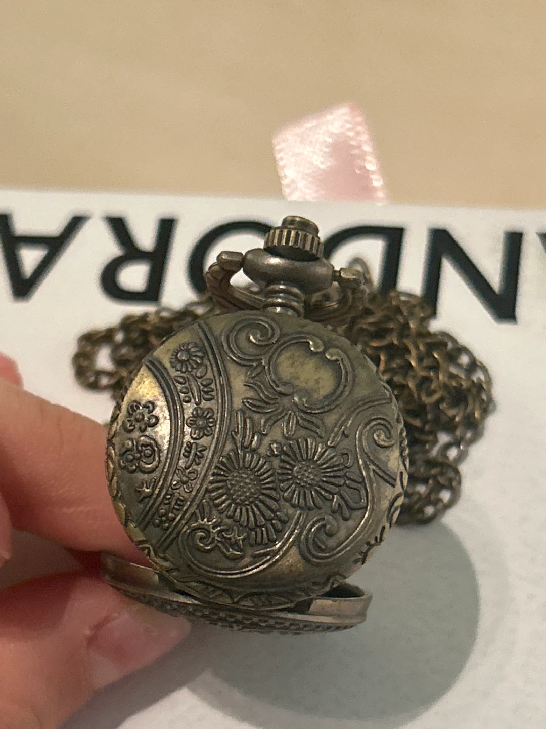 Vintage Pendant Watch Necklace - photo 3