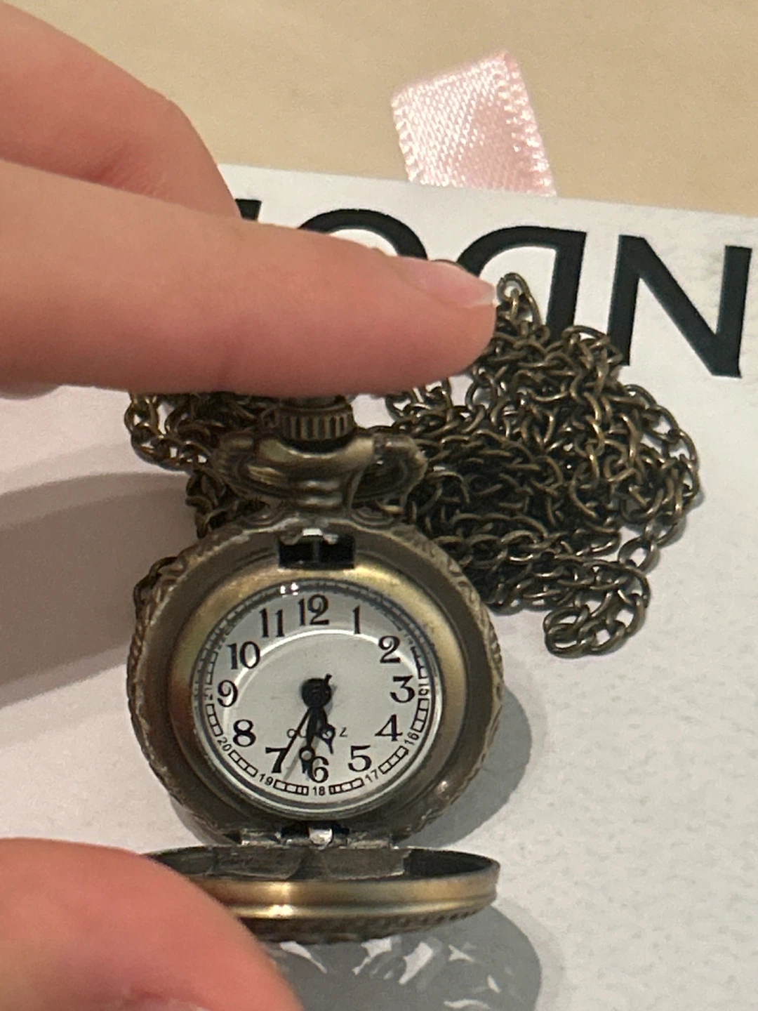 Vintage Pendant Watch Necklace - photo 2