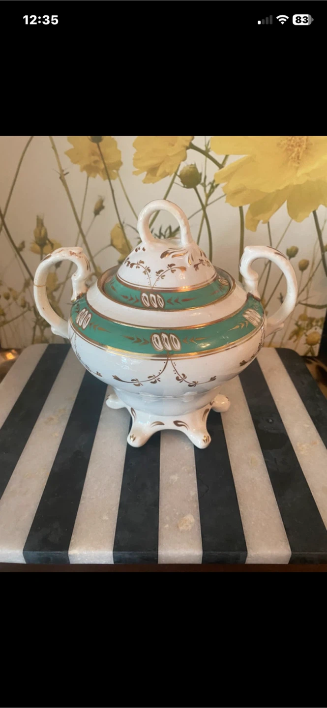 Vintage Teacup and Saucer Set with Sugar Bowl - photo 3