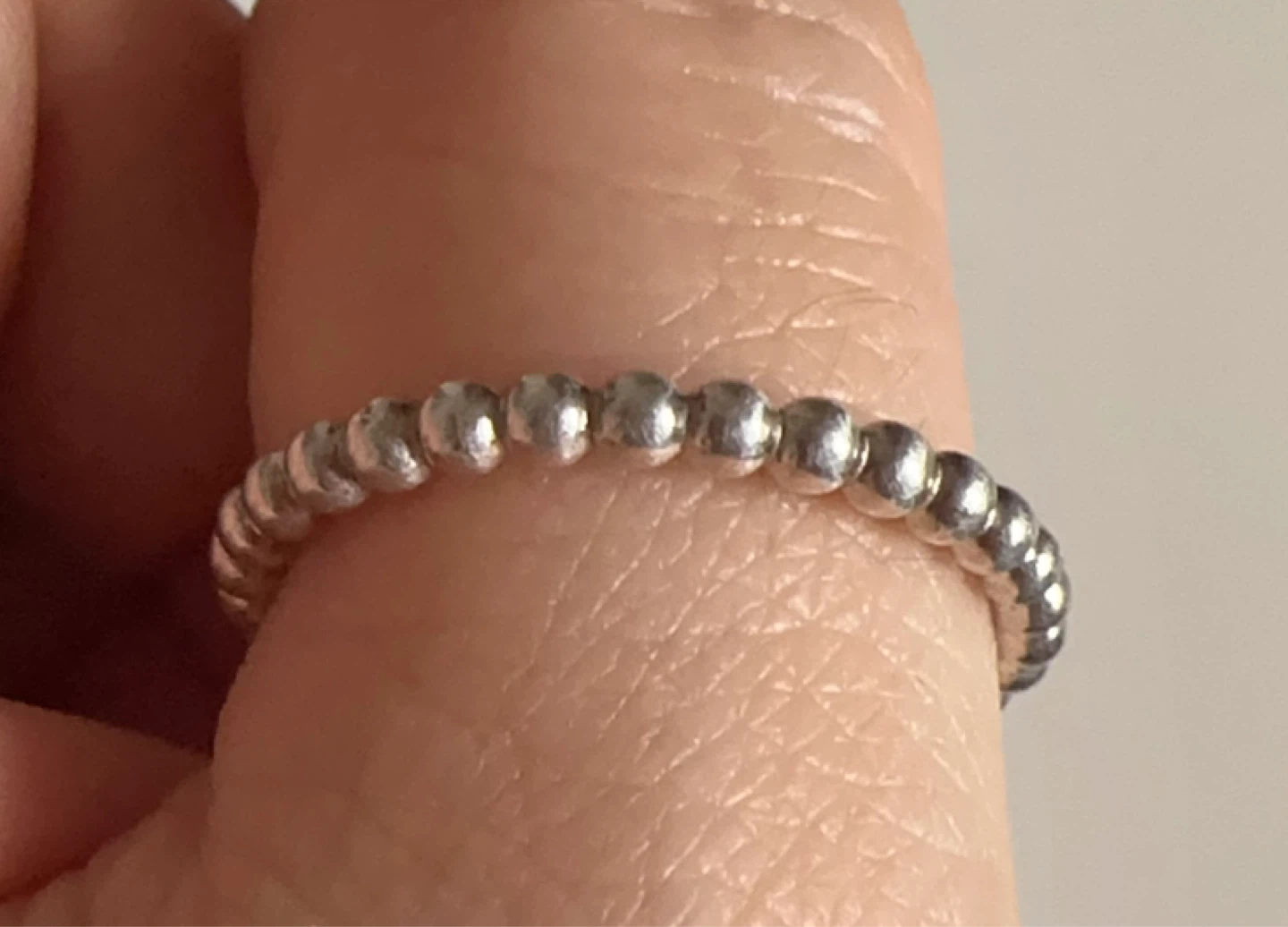 Pandora Sterling Silver Beaded Ring Size 60 - photo 2